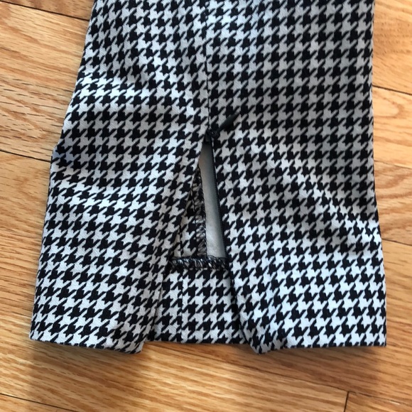 Ankle length houndstooth trousers - Picture 3 of 3